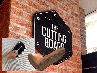 Adhesive Fixed Brick Facings and Corners